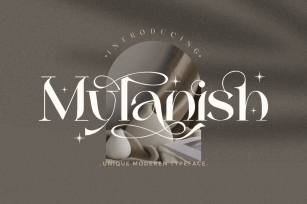 Mylanish _ unique modern typeface Font Download
