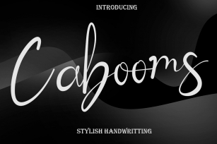 Cabooms Font Download