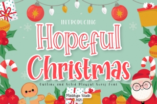 Hopeful Christmas Solid Font Download