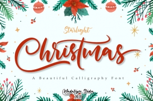 Starlight of Christmas Font Download