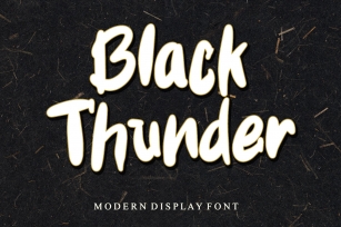 Black Thunder Font Download