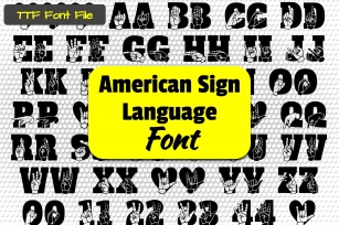 Able Lingo ASL 4 Font Download