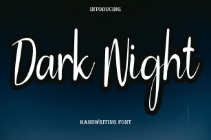 Dark Night Font Download