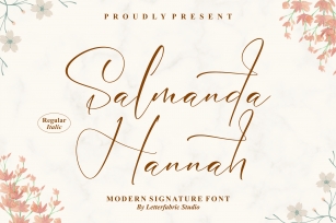 Salmanda Hannah Font Download