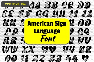 Able Lingo ASL 5 Font Download