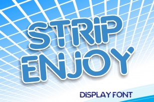 Strip Enjoy Font Download