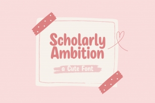Scholarly Ambiti Font Download