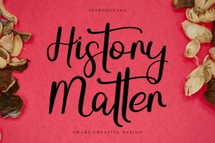 History Matter Font Download