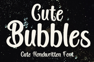 Cute Bubbles Font Download