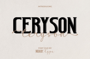 Ceryson Font Download
