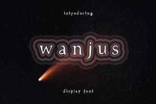 Wanjus Font Download