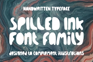 Spilled Ink Handwritten Family Font Download