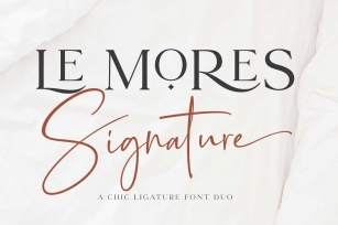 Le Mores Collection Font Download