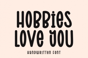 Hobbies Love You Font Download