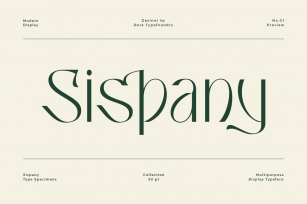 Sispany Display Font Download