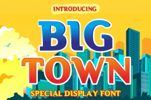 Big Town Font Download