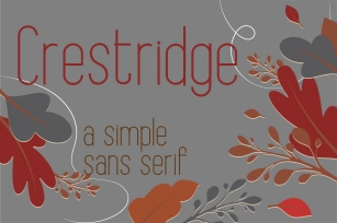 Crestridge Font Download