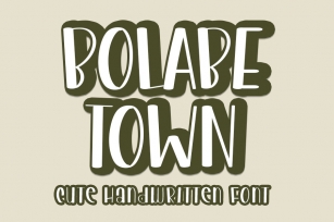 Bolabe Town Font Download