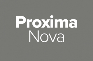 Proxima Nova Font Download