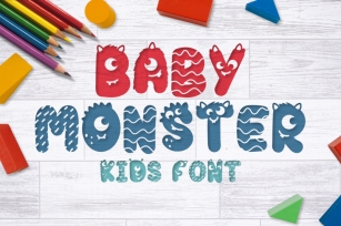 Baby Monster - Kids font Font Download