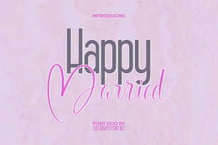 Happy Married Font Download