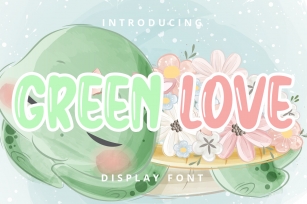 Green Love Font Download
