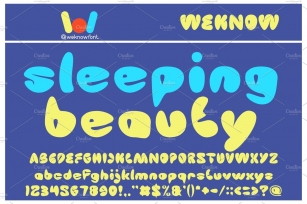 sleeping beauty font Font Download