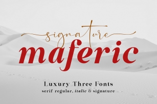 Maferic Italic Font Download
