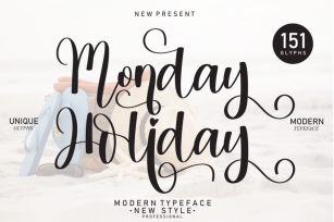Monday Holiday Font Download