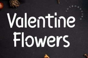 Valentine Flowers Font Download
