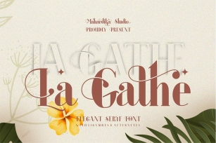 La Gathe Serif Font Download