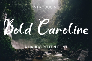 Bold Caroline Font Download