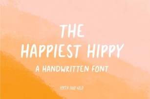 The Happiest Hippy Font Download
