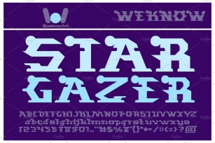 Stargazer font Font Download