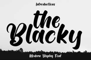 The Blacky Font Download