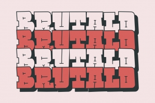 Brutald Bold typeface Font Download