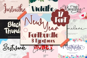 Special New Year bundle Font Download