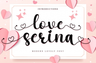 Love Serina Font Download