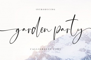 Garden Party Font Download