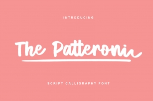The Patteroni Script Font Download