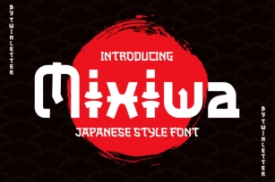Mixiwa Faux Japanese Font Font Download