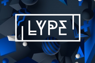 Lype an excellent futuristic in modern graphic style Font Download