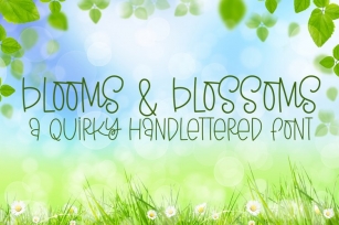 Blooms And Blossoms Font Download