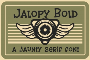 PN Jalopy Font Download