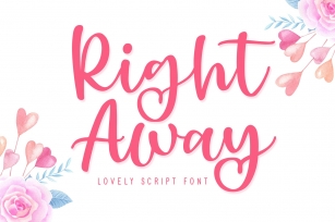 Right Away Font Download
