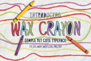 Wax Crayons Font Download