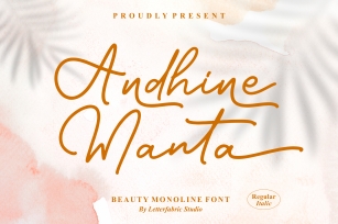 Andhine Manta Font Download