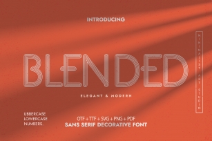 Blended Font Download