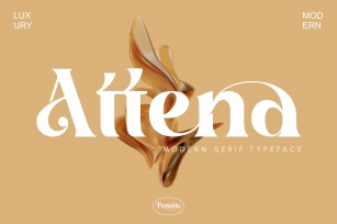 Attena _ modern serif typeface Font Download