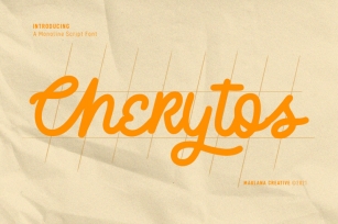 Cherytos Monoline Script Font Font Download